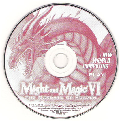 Might and Magic VI The Mandate of Heaven Disc 1-2 Microsoft Windows PC CD-PC Gamez USA