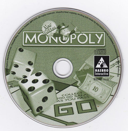 Monopoly Microsoft Windows PC CD-PC Gamez USA