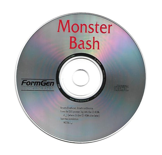 Monster Bash Microsoft Windows PC CD-PC Gamez USA