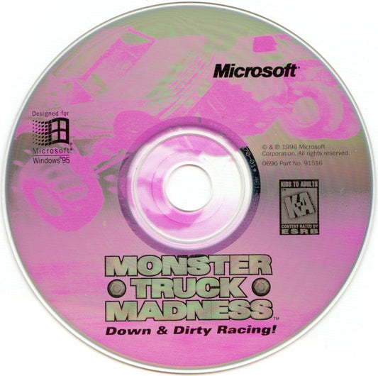 Monster Truck Madness Microsoft Windows PC CD-PC Gamez USA