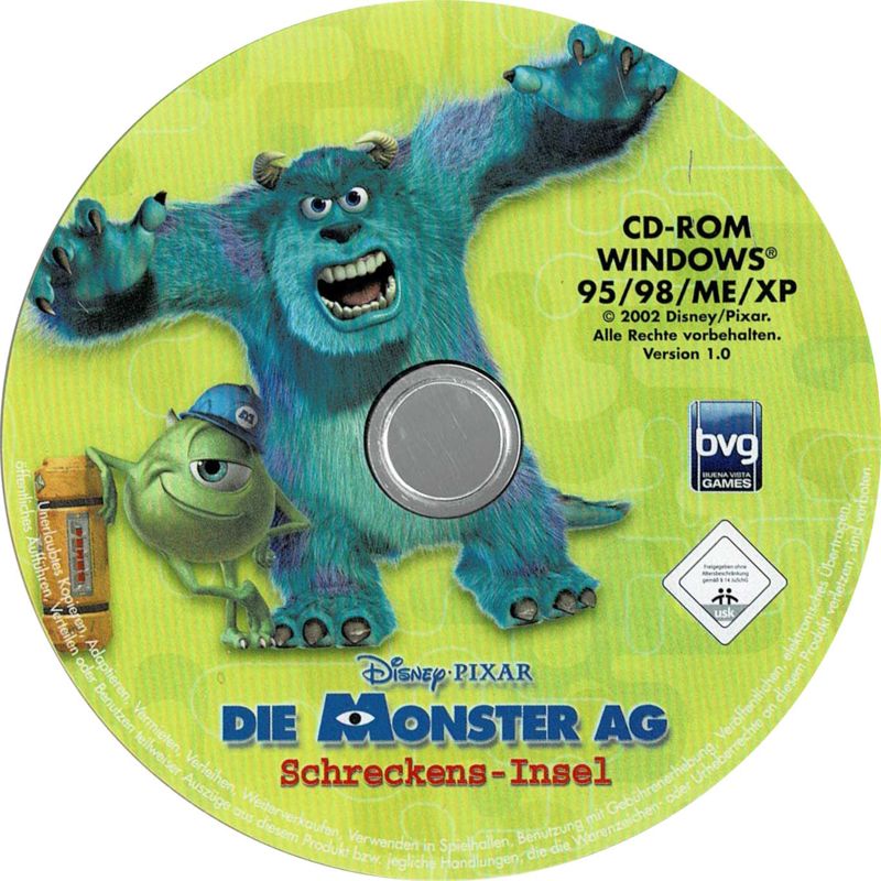Monsters, Inc. Scare Island Microsoft Windows PC CD-PC Gamez USA