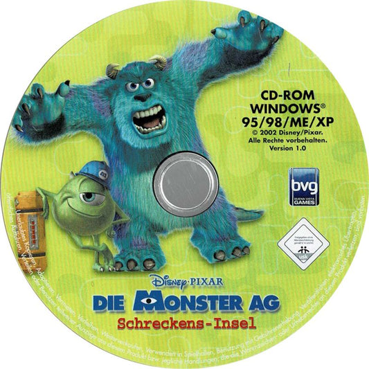 Monsters, Inc. Scare Island Microsoft Windows PC CD-PC Gamez USA