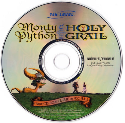 Monty Python & the Quest for the Holy Grail Microsoft Windows PC CD-PC Gamez USA