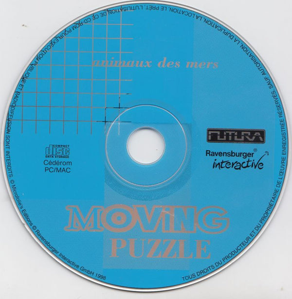 Moving Puzzle - Sea World (1998) Microsoft Windows 3.X CD by PC Gamez USA