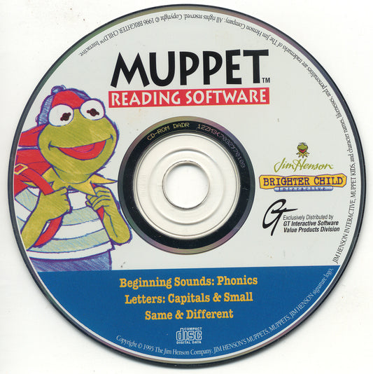 Muppet Kids Volume 1 Letters Capital Microsoft Windows PC CD-PC Gamez USA