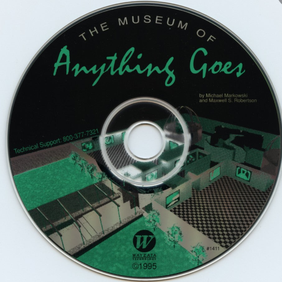 Museum of Anything Goes (1995) Microsoft Windows 3.X CD by PC Gamez USA