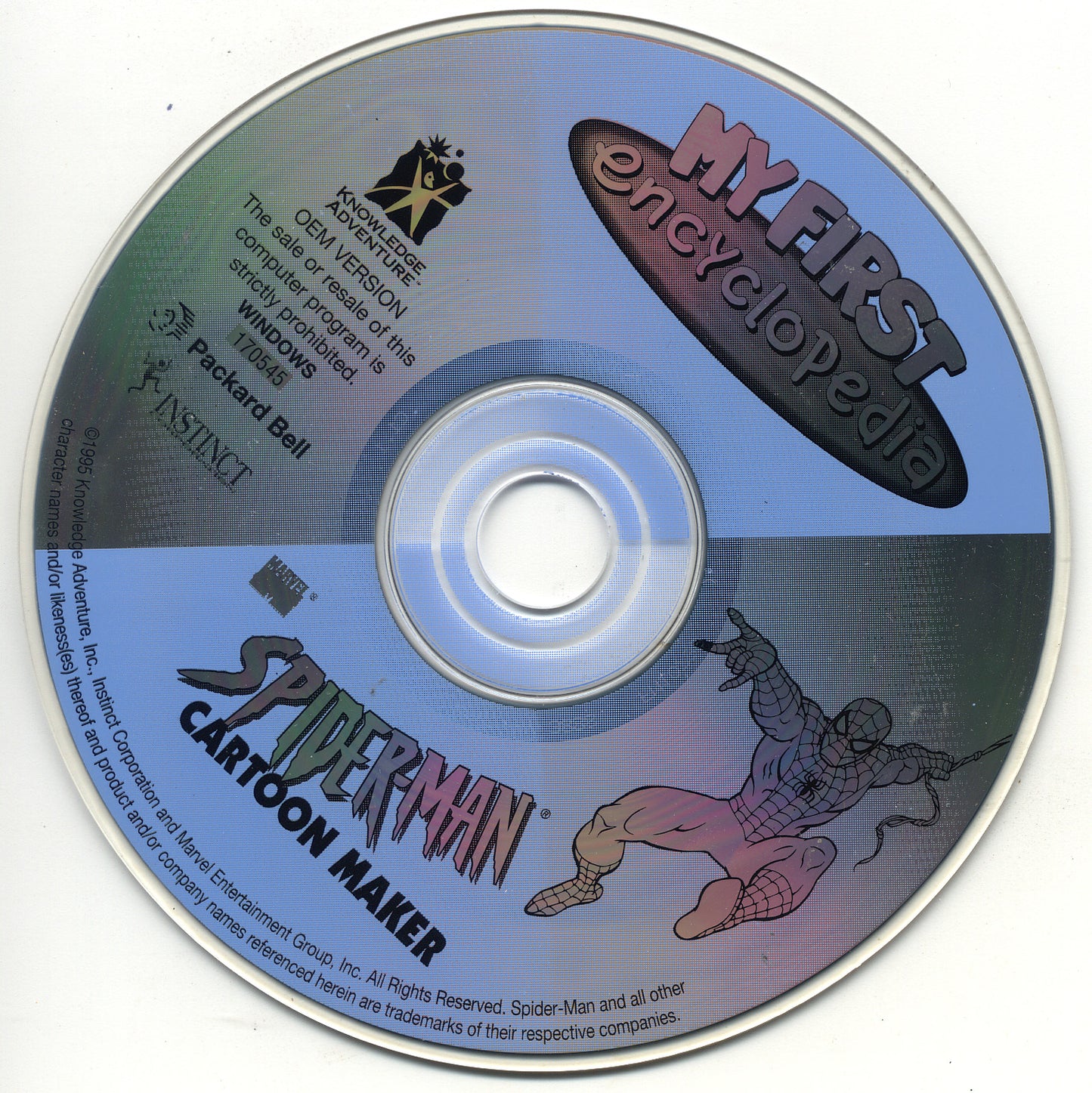 My First Encyclopedia Spider-Man Cartoon Maker Microsoft Windows PC CD-PC Gamez USA