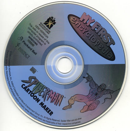My First Encyclopedia Spider-Man Cartoon Maker Microsoft Windows PC CD-PC Gamez USA