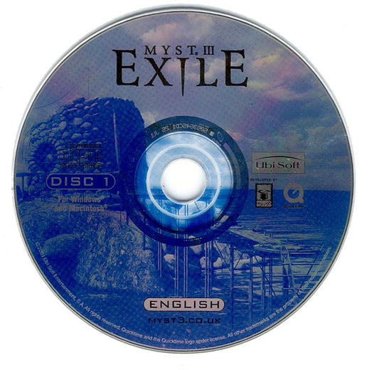 Myst III Exile Disc 1-4 Microsoft Windows PC CD-PC Gamez USA