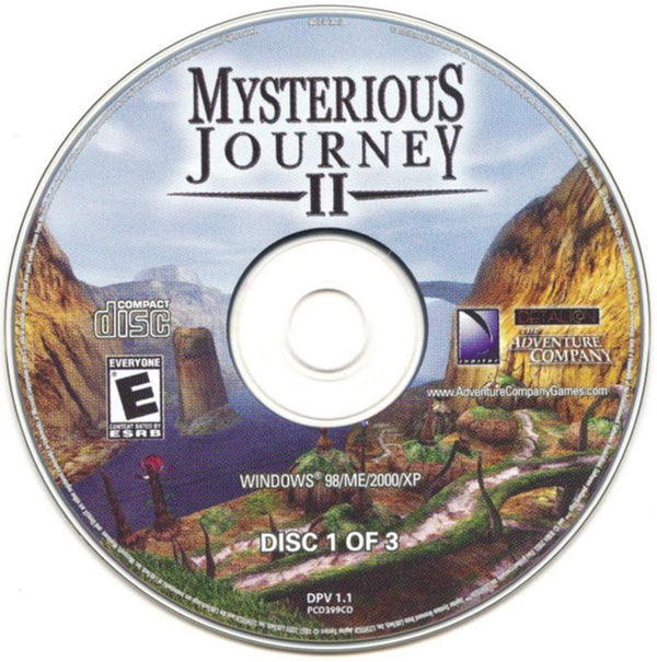 Mysterious Journey II Chameleon Disc 1-3 Microsoft Windows PC CD-PC Gamez USA