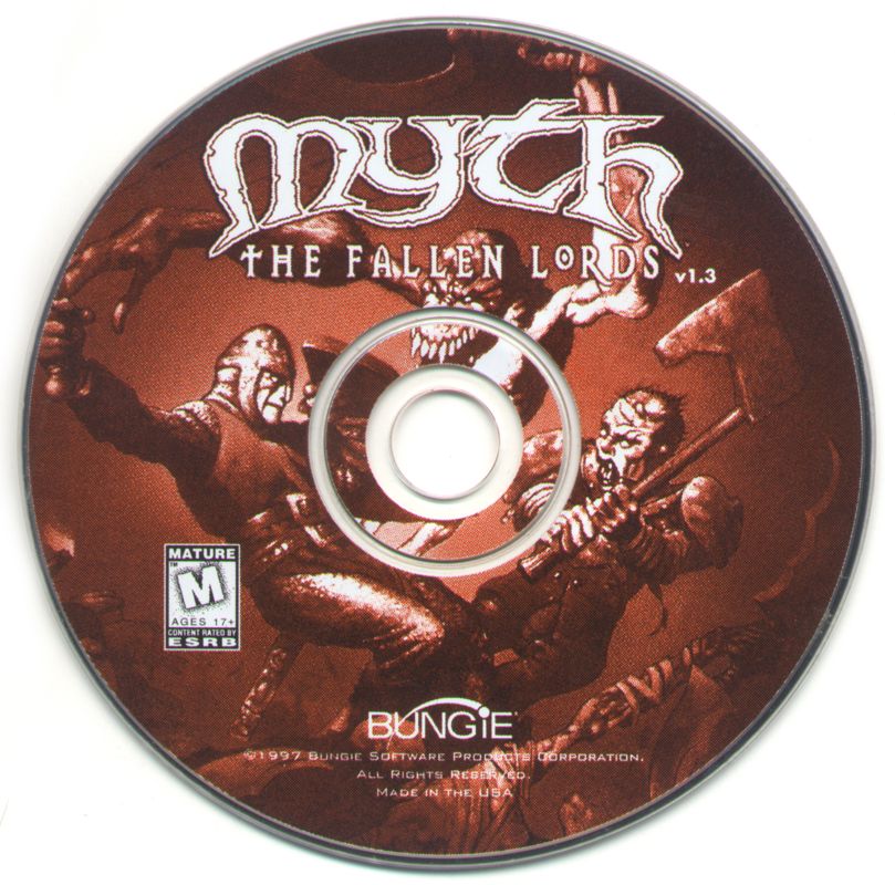 Myth The Fallen Lords 1997 Microsoft Windows PC CD Bungie Eidos-PC Gamez USA