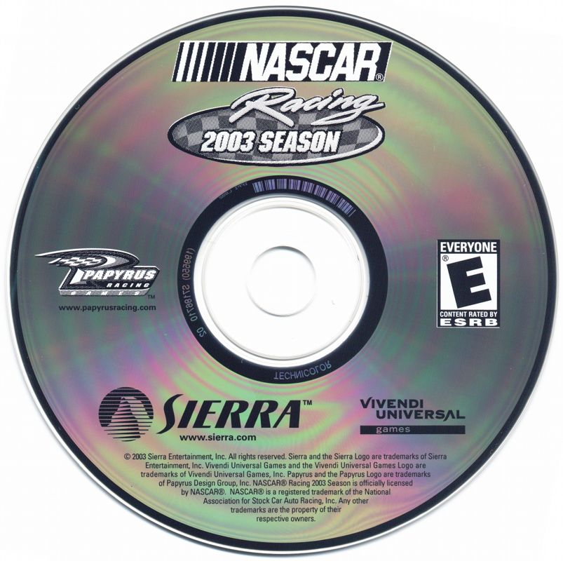 NASCAR Racing 2003 Season Microsoft Windows PC CD-PC Gamez USA