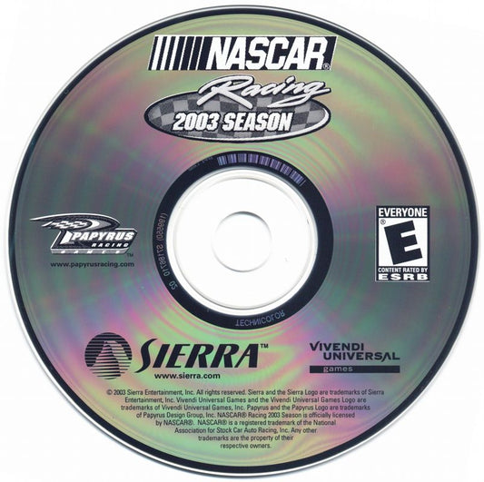 NASCAR Racing 2003 Season Microsoft Windows PC CD-PC Gamez USA