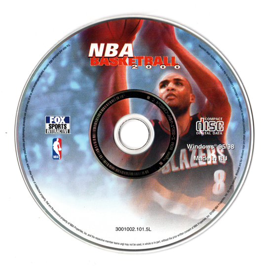 NBA Basketball 2000 Microsoft Windows PC CD-PC Gamez USA