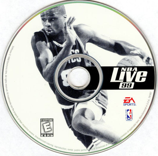 NBA Live 99 Microsoft Windows PC CD-PC Gamez USA