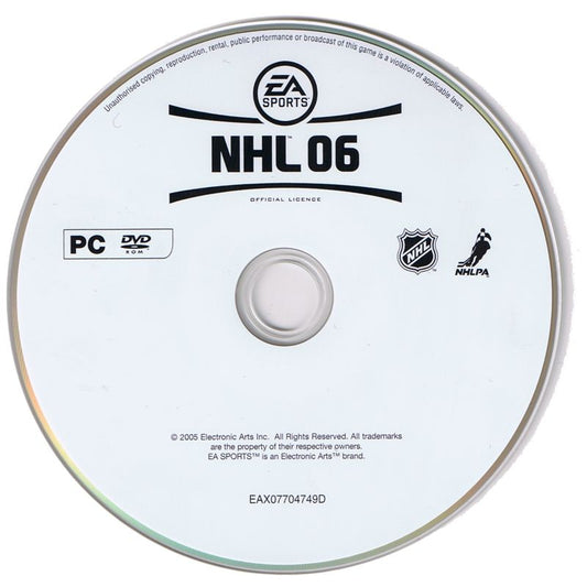 NHL 06 Microsoft Windows PC CD-PC Gamez USA