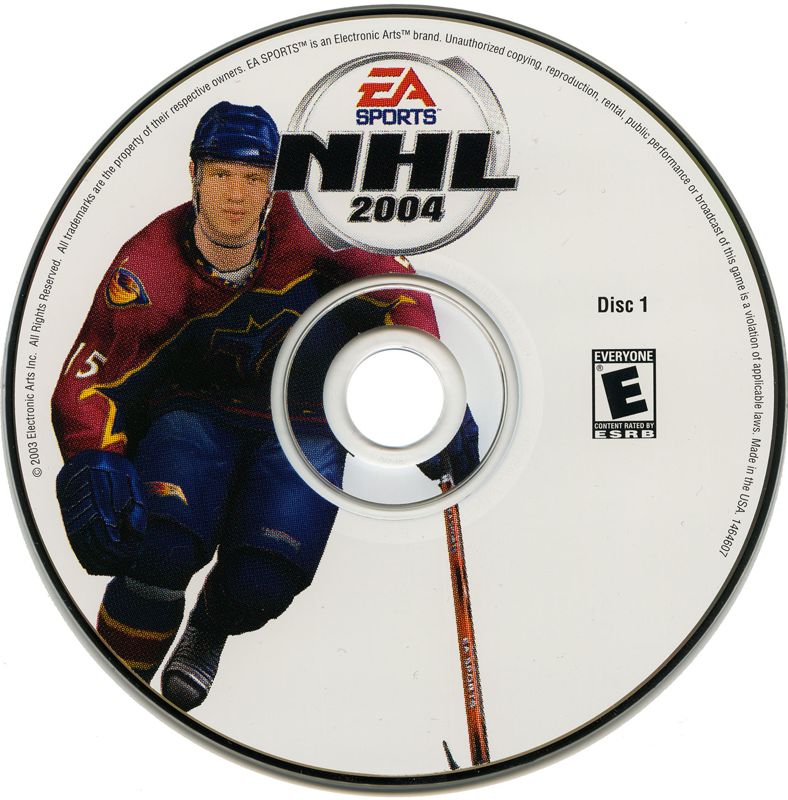 NHL 2004 DISC 1-2 Microsoft Windows PC CD-PC Gamez USA