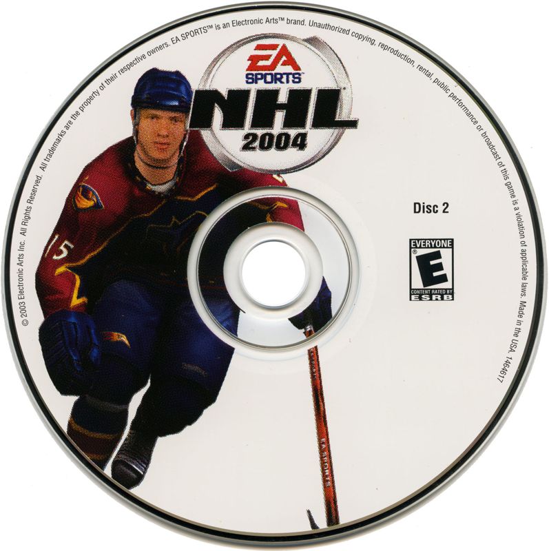 NHL 2004 DISC 1-2 Microsoft Windows PC CD-PC Gamez USA