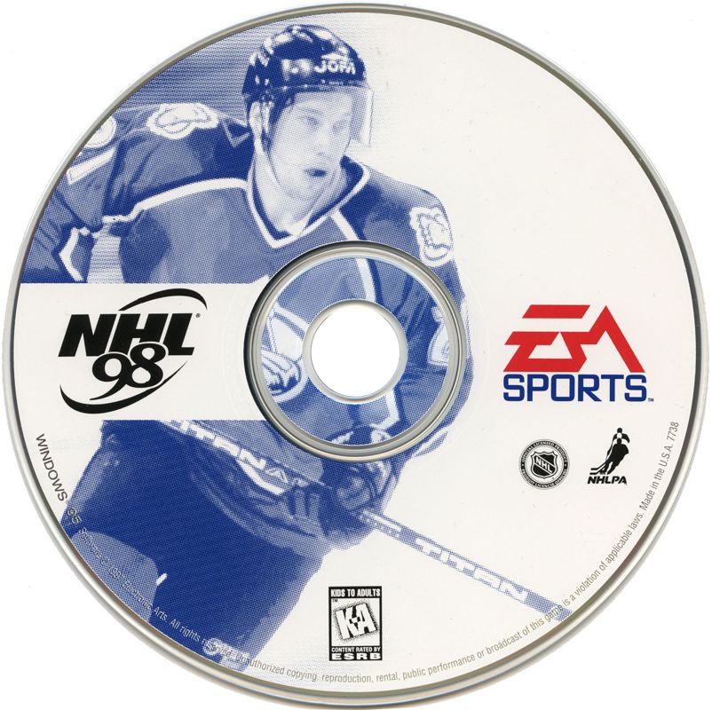 NHL 98 Microsoft Windows PC CD-PC Gamez USA