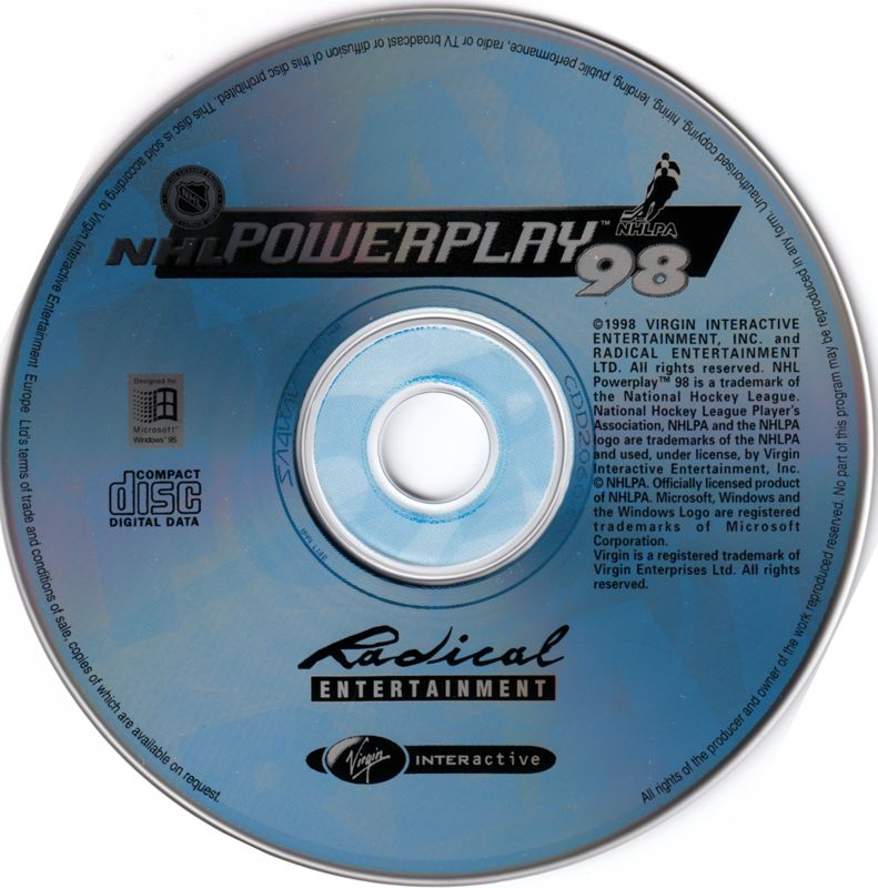 NHL Powerplay '98 Microsoft Windows PC CD-PC Gamez USA
