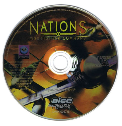 Nations - WWII Fighter Command Microsoft Windows PC CD-PC Gamez USA