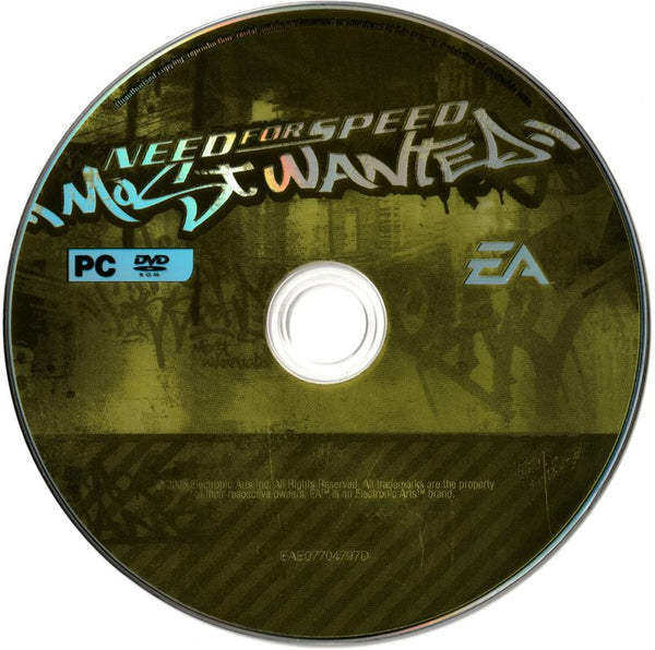 Need For Speed Most Wanted Microsoft Windows PC DVD by PC Gamez USA