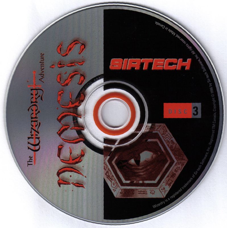Nemesis The Wizardry Adventure Disc 1-5 Microsoft Windows PC CD-PC Gamez USA