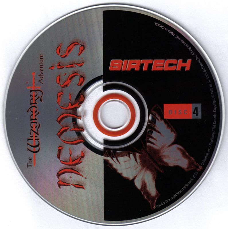Nemesis The Wizardry Adventure Disc 1-5 Microsoft Windows PC CD-PC Gamez USA