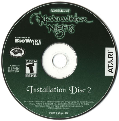 Neverwinter Nights Disc 1-3 Microsoft Windows PC CD-PC Gamez USA