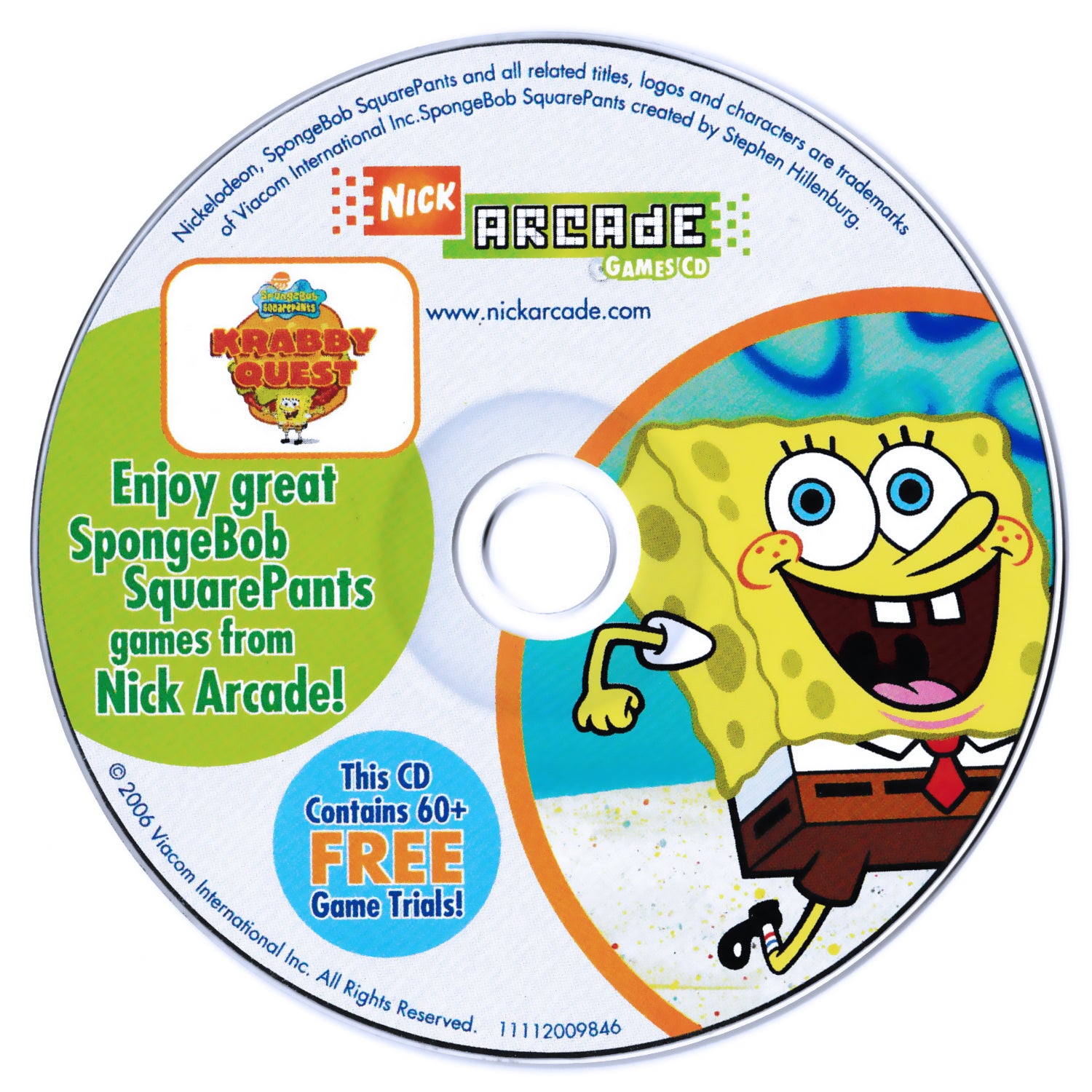 Nick Arcade SpongeBob SquarePants PC CD Game – PC Gamez USA