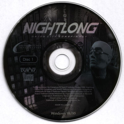 Nightlong Union City Conspiracy Disc 1-3 Microsoft Windows PC CD-PC Gamez USA