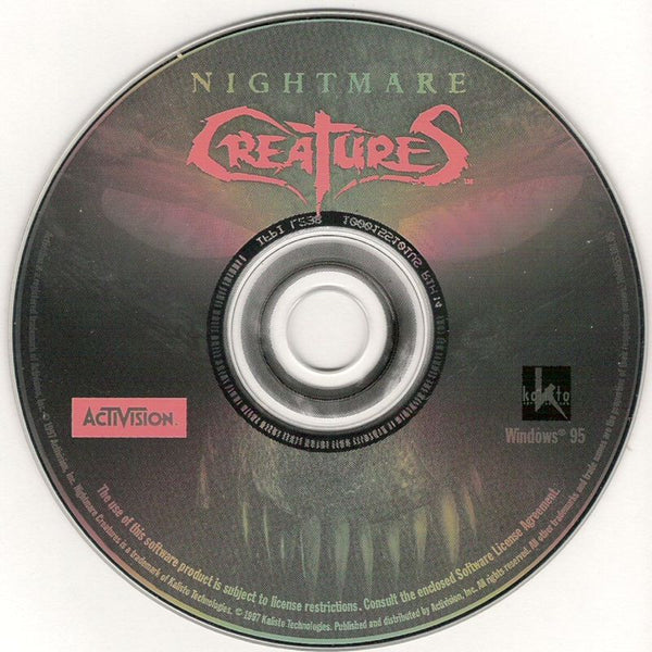 Nightmare Creatures Microsoft Windows PC CD-PC Gamez USA