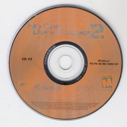 No One Lives Forever 2 A Spy in H.A.R.M.'s Way Disc 1-2 Microsoft Windows PC CD-PC Gamez USA