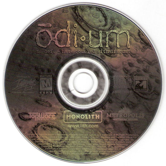 Odium ōdi∙um Microsoft Windows PC CD-PC Gamez USA