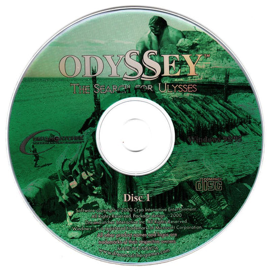 Odyssey The Search for Ulysses Disc 1-2-PC Gamez USA
