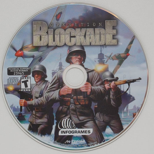 Operation Blockade Microsoft Windows PC CD-PC Gamez USA