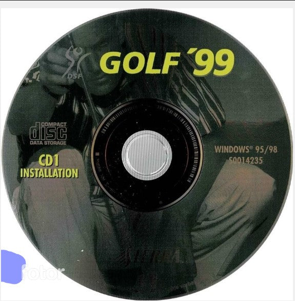 PGA Championship Golf 1999 Edition Disc 1-2 Microsoft Windows PC CD-PC Gamez USA
