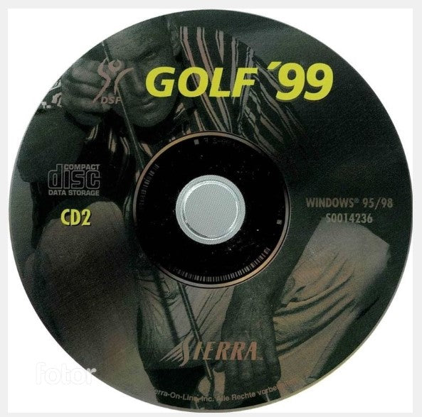 PGA Championship Golf 1999 Edition Disc 1-2 Microsoft Windows PC CD-PC Gamez USA