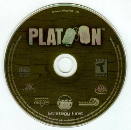 PLATOON Microsoft Windows PC CD-PC Gamez USA