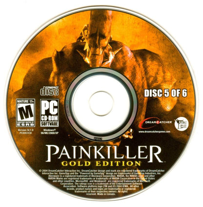 Painkiller Gold Edition Disc 1-6 Microsoft Windows PC CD-PC Gamez USA