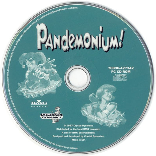 Pandemonium! Microsoft Windows PC CD-PC Gamez USA