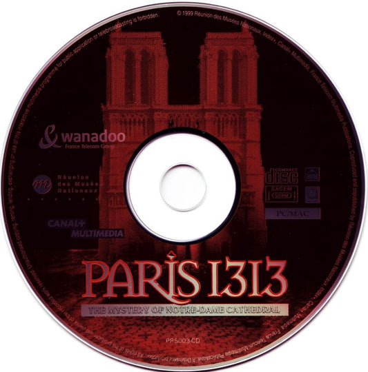 Paris 1313 The Mystery of Notre-Dame Cathedral Microsoft Windows PC CD-PC Gamez USA
