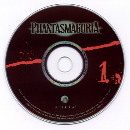 Phantasmagoria Disc 1-7 1995 Microsft Windows PC CD Sierra Activision-PC Gamez USA