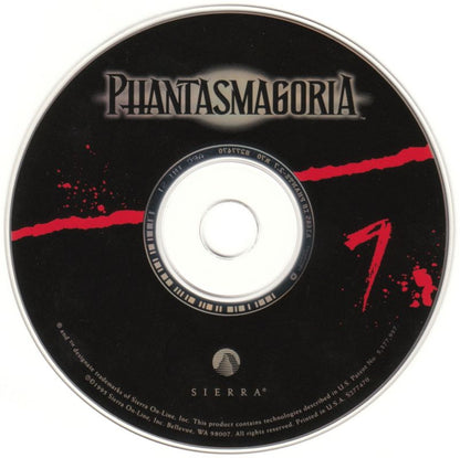 Phantasmagoria Disc 1-7 1995 Microsft Windows PC CD Sierra Activision-PC Gamez USA