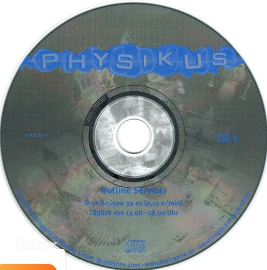 Physicus Save the World with Science! Disc 1-2 Microsoft Windows PC CD-PC Gamez USA