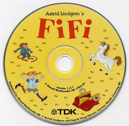 Pippi FiFi(1995) Microsoft Windows 3.X CD by PC Gamez USA
