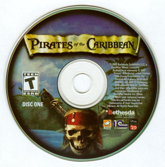 Pirates of the Caribbean Disc 1-2 Microsoft Windows PC CD-PC Gamez USA