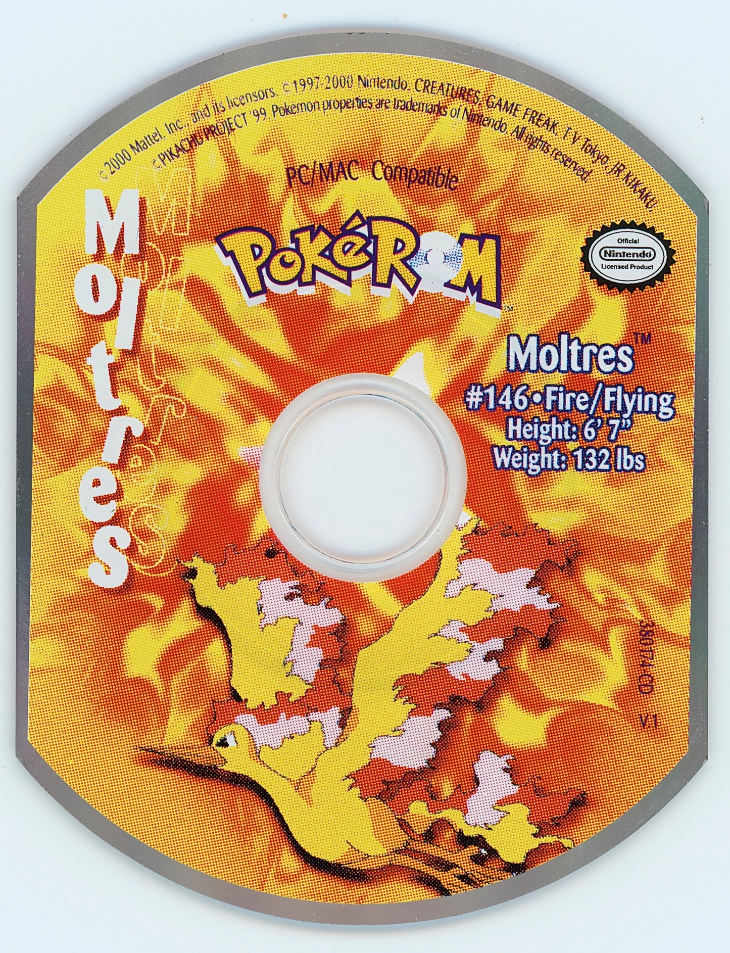 PokéROM Moltres Microsoft Windows PC CD-PC Gamez USA
