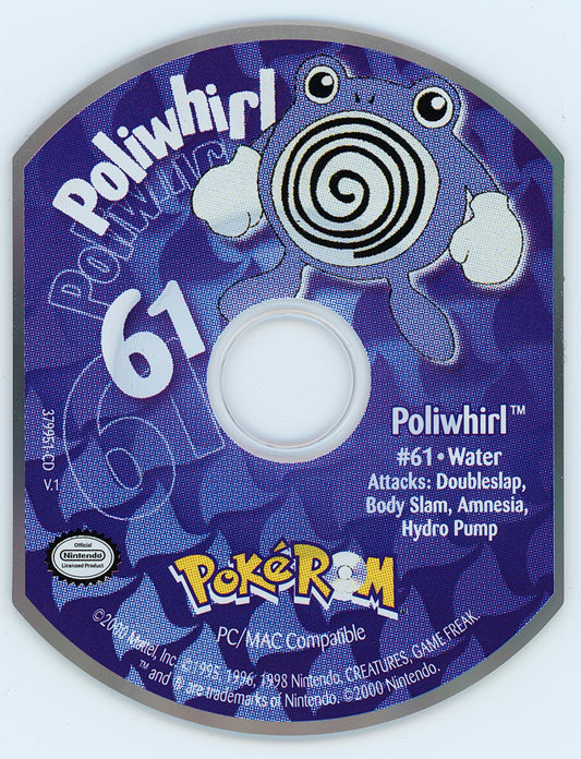 PokéROM Poliwhirl Microsoft Windows PC CD-PC Gamez USA