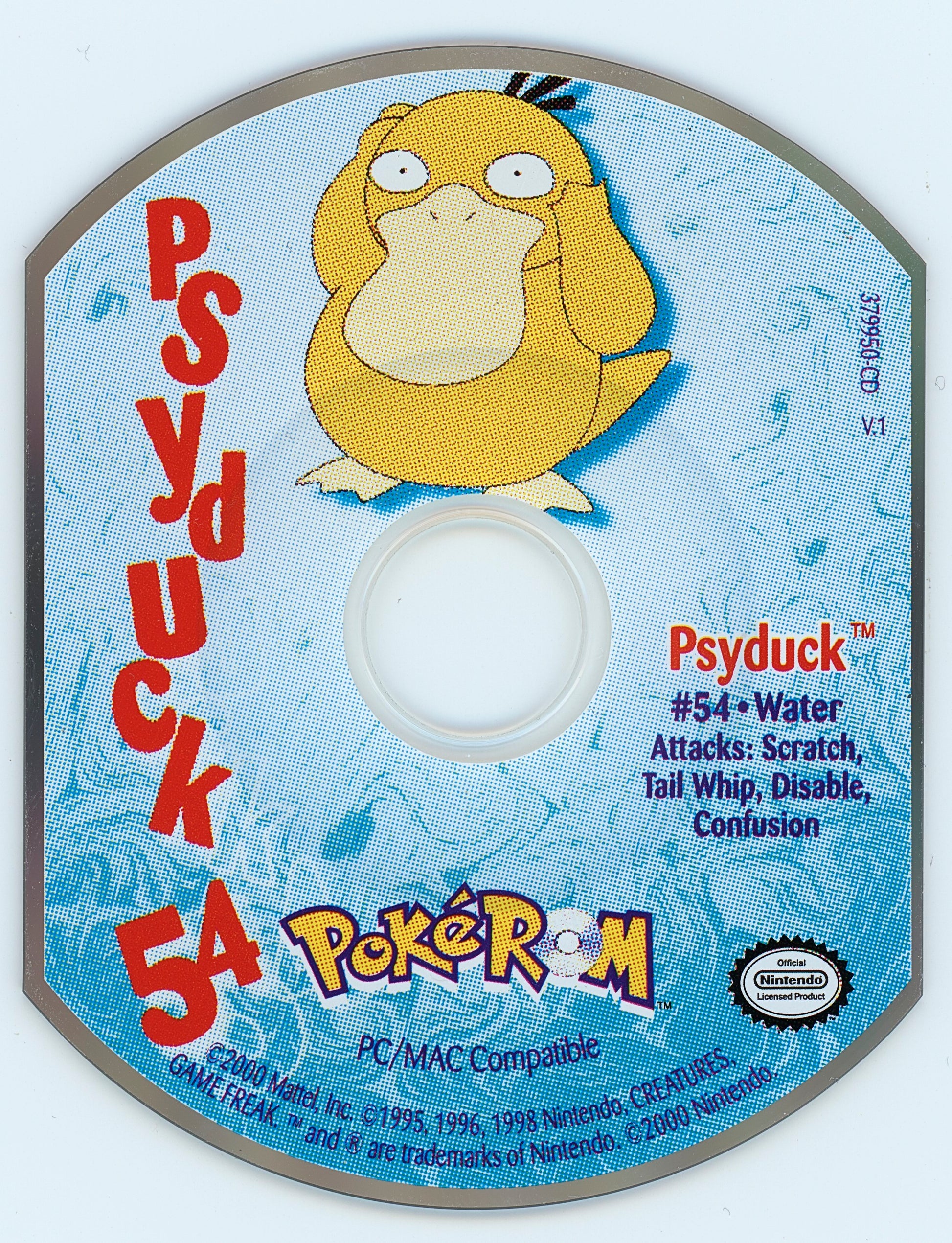 PokéROM Psyduck Microsoft Windows PC CD-PC Gamez USA
